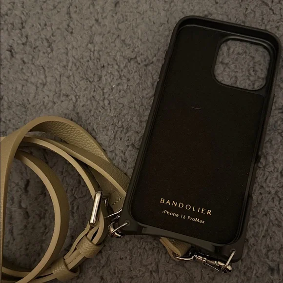 Bandolier Tan Phone Case with Strap - Picture 8 of 8